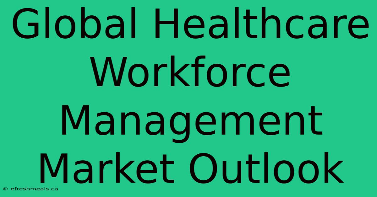 Global Healthcare Workforce Management Market Outlook