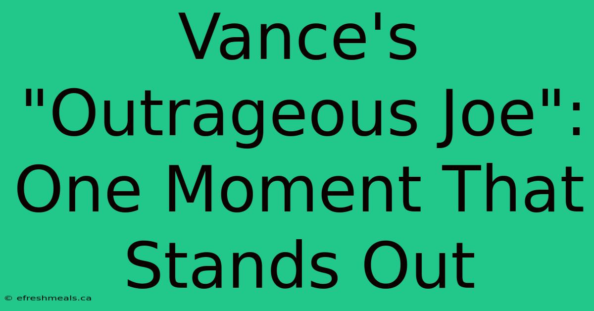 Vance's 